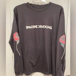 EUC Imagine Dragons Offical Concert Long-Sleeve T-Shirt Red Rocks 2018